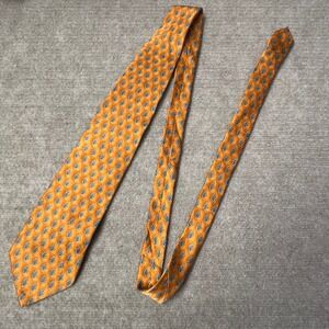 STAFFORD‎ Men's 100% Silk Necktie, Gold Diamond Patterned Business Dress Tie